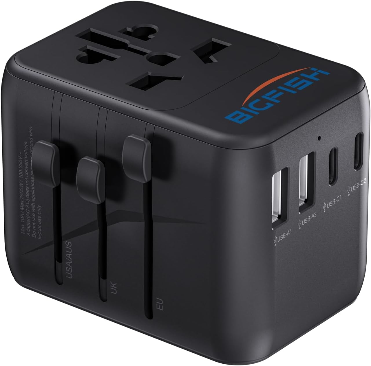 Bigfish Universal Travel Adapter, Travel Plug Adapter Worldwide