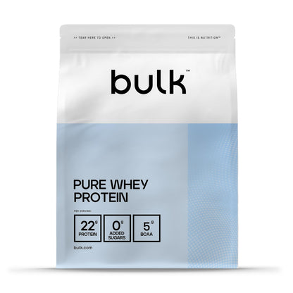 Bulk Pure Whey Protein Powder, Vanilla, 1kg