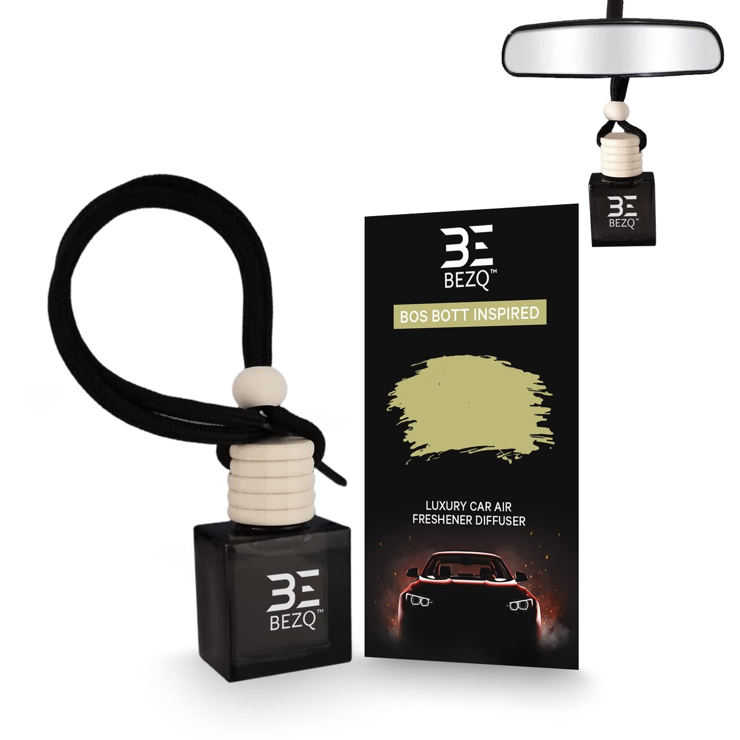 SAVAGE Car Fragrances Inspired Car Air Freshener for Men Diffuser Scent Luxury Ornament Long Lasting (SAVAG INSPIRED) BEZQ