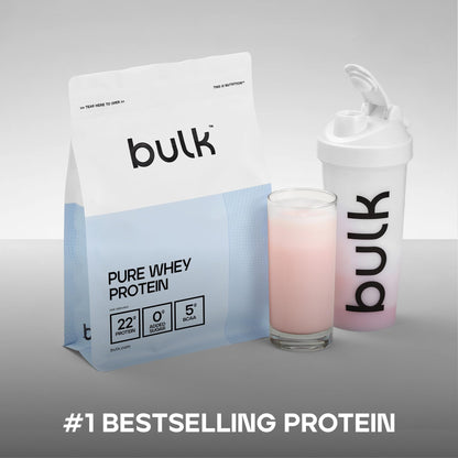 Bulk Pure Whey Protein Powder, Vanilla, 1kg