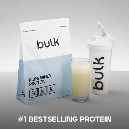 Bulk Pure Whey Protein Powder, Vanilla, 1kg
