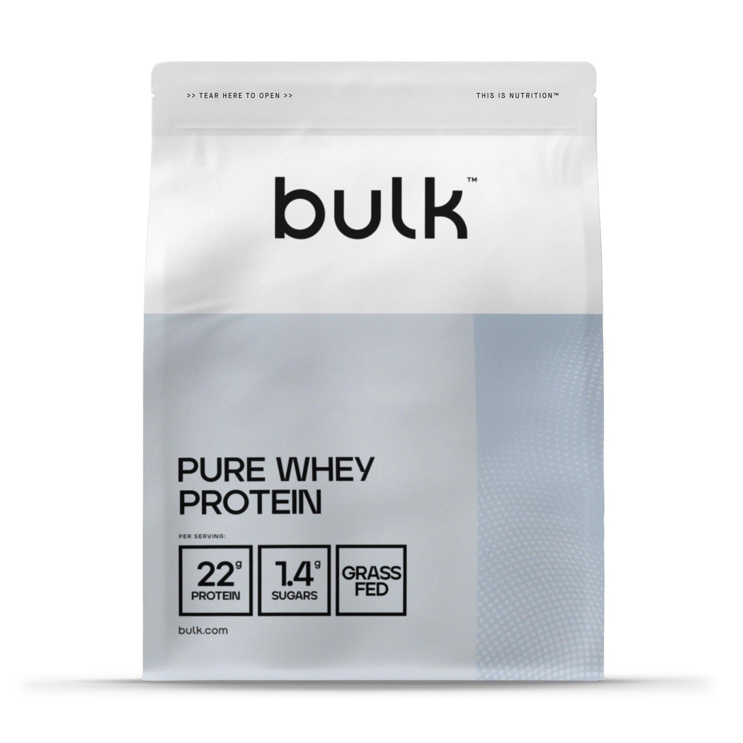 Bulk Pure Whey Protein Powder, Vanilla, 1kg