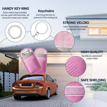 caslord 2 Pack Faraday Pouch for Car Keys