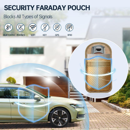 caslord 2 Pack Faraday Pouch for Car Keys