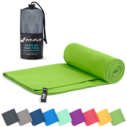 Fit-Flip Microfibre Towel - Compact, Ultra lightweight & Quick dry