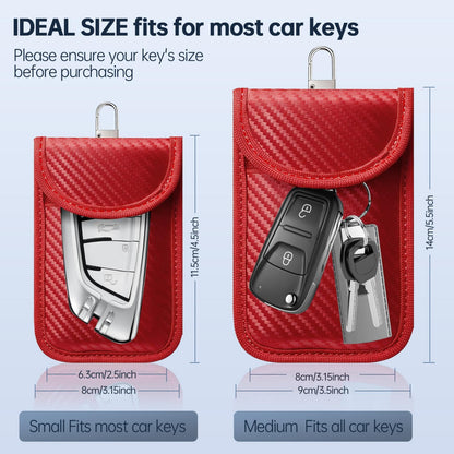 caslord 2 Pack Faraday Pouch for Car Keys