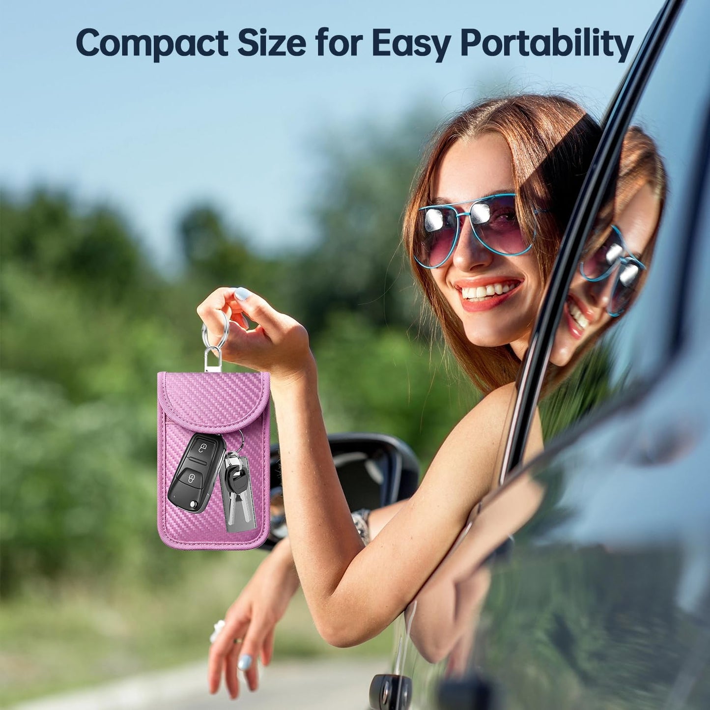 caslord 2 Pack Faraday Pouch for Car Keys