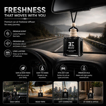 SAVAGE Car Fragrances Inspired Car Air Freshener for Men Diffuser Scent Luxury Ornament Long Lasting (SAVAG INSPIRED) BEZQ