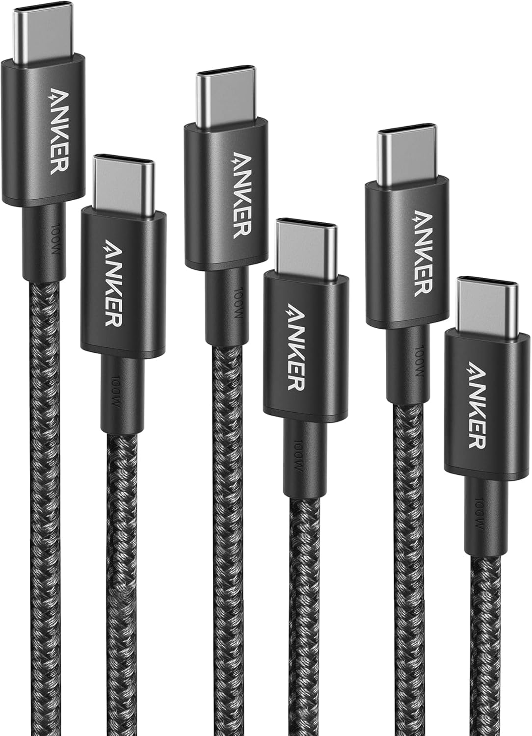 Anker USB C to USB C Charger Cable, 100W Fast Charging Cable (6 ft/1.8m)