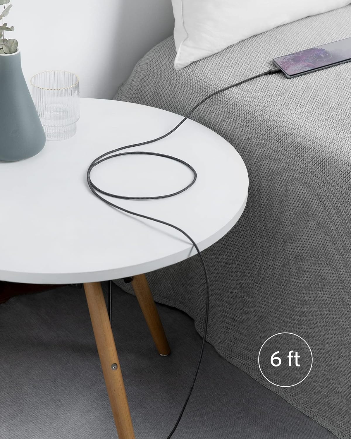 Anker USB C to USB C Charger Cable, 100W Fast Charging Cable (6 ft/1.8m)