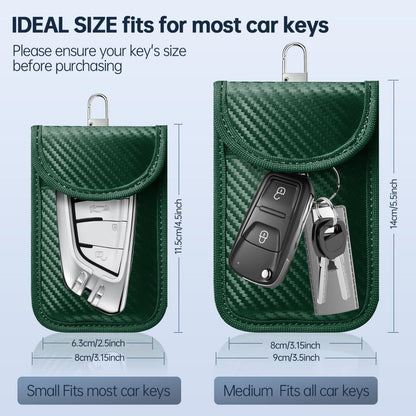 caslord 2 Pack Faraday Pouch for Car Keys