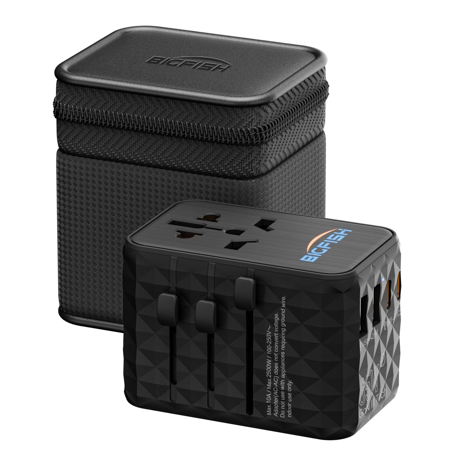 Bigfish Universal Travel Adapter, Travel Plug Adapter Worldwide
