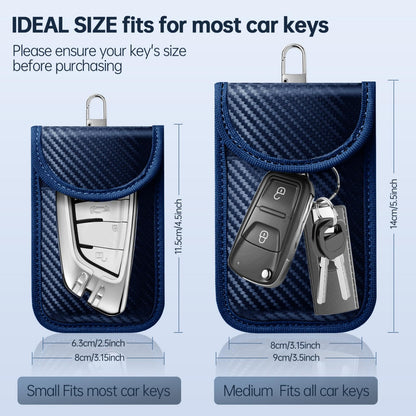 caslord 2 Pack Faraday Pouch for Car Keys
