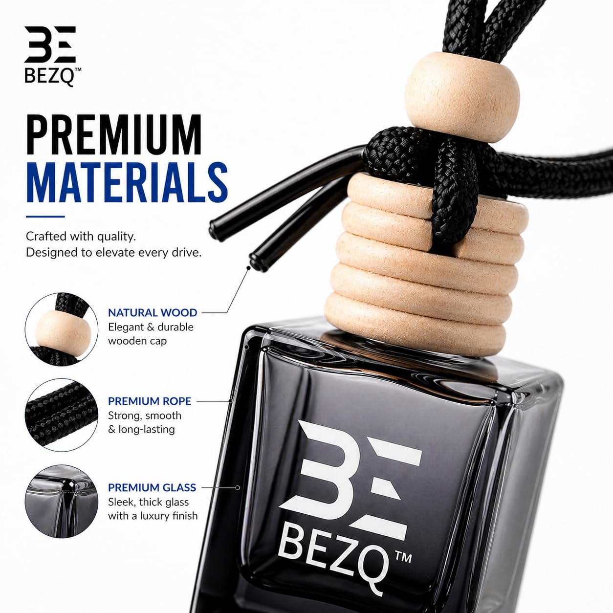 SAVAGE Car Fragrances Inspired Car Air Freshener for Men Diffuser Scent Luxury Ornament Long Lasting (SAVAG INSPIRED) BEZQ