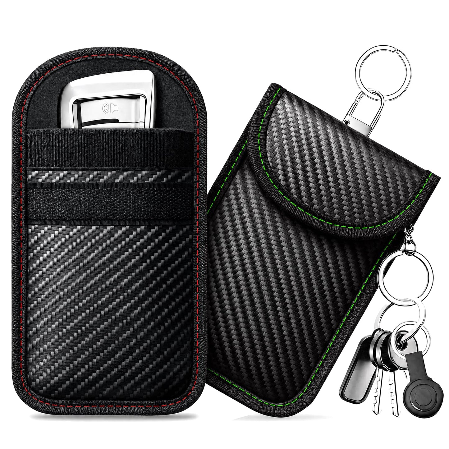 caslord 2 Pack Faraday Pouch for Car Keys