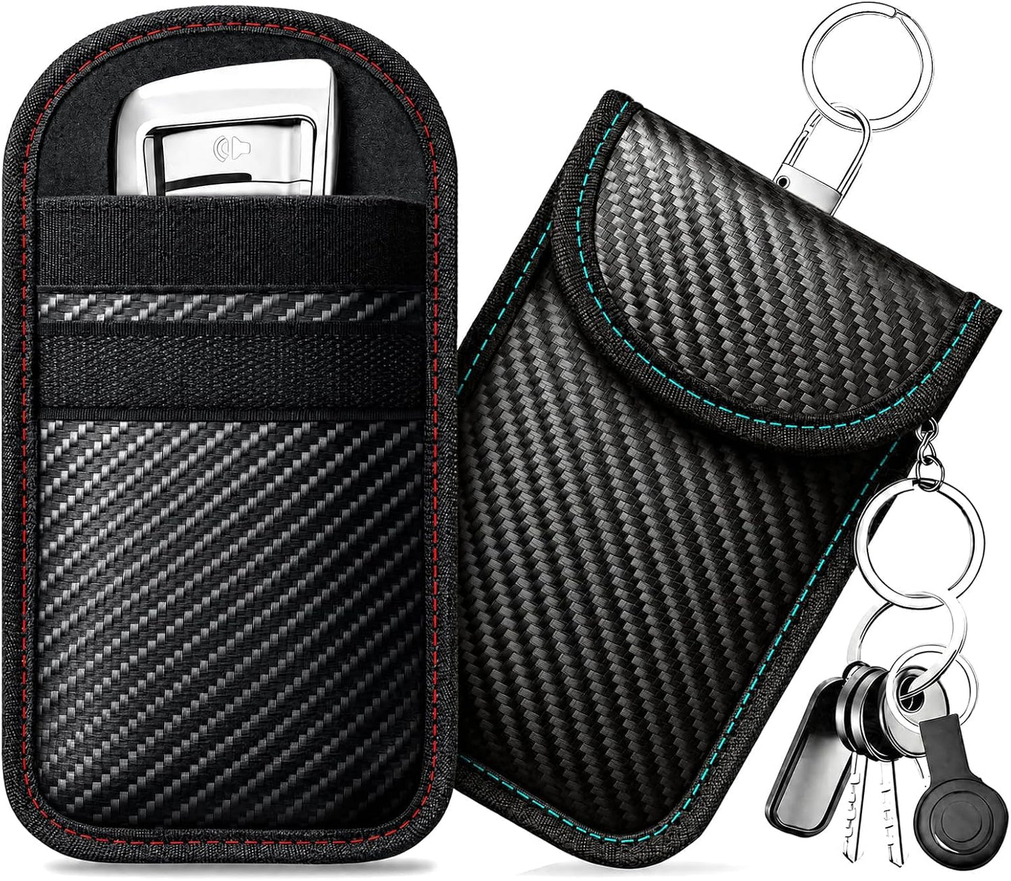 caslord 2 Pack Faraday Pouch for Car Keys