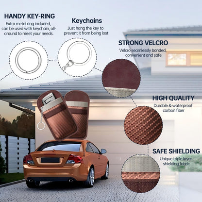 caslord 2 Pack Faraday Pouch for Car Keys