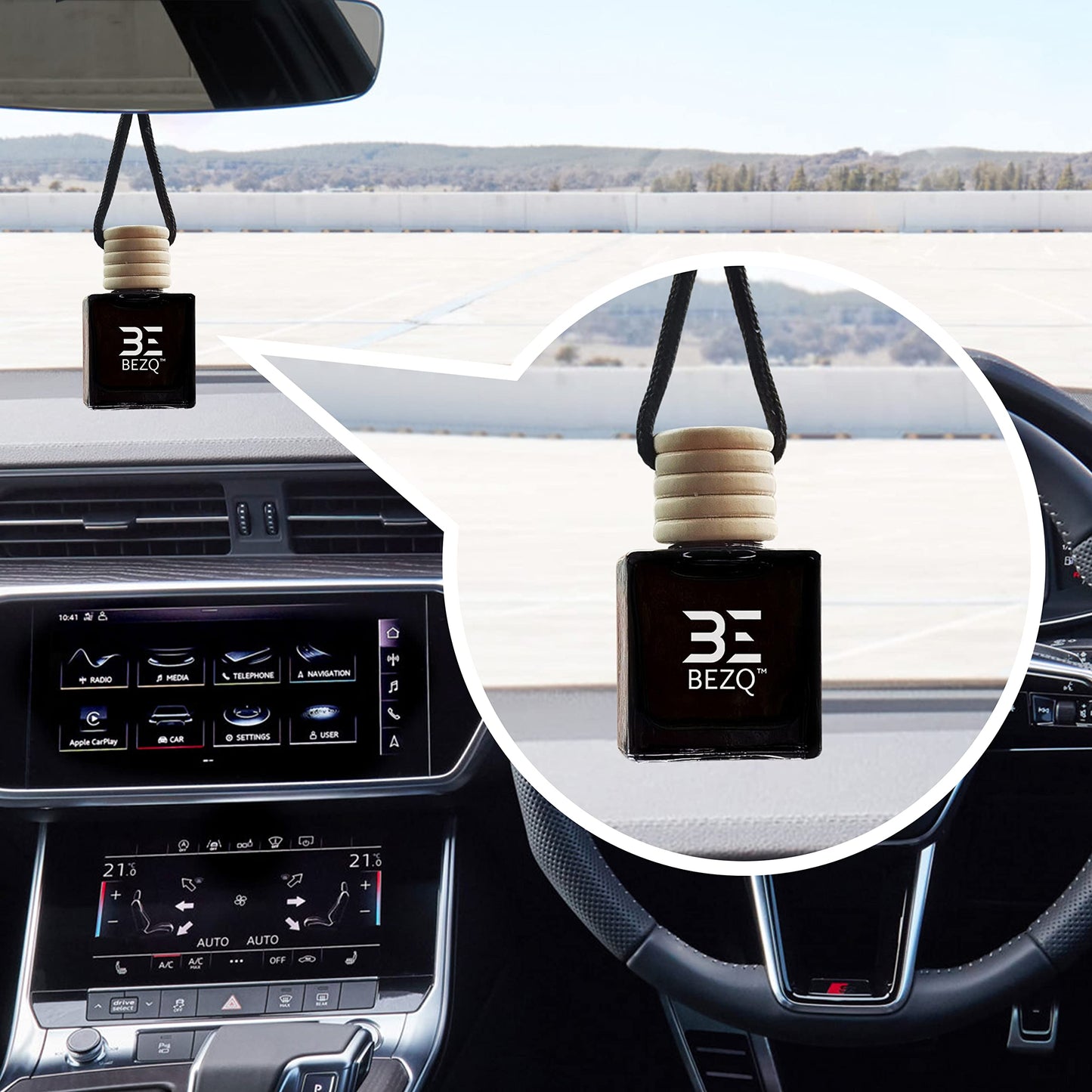 SAVAGE Car Fragrances Inspired Car Air Freshener for Men Diffuser Scent Luxury Ornament Long Lasting (SAVAG INSPIRED) BEZQ