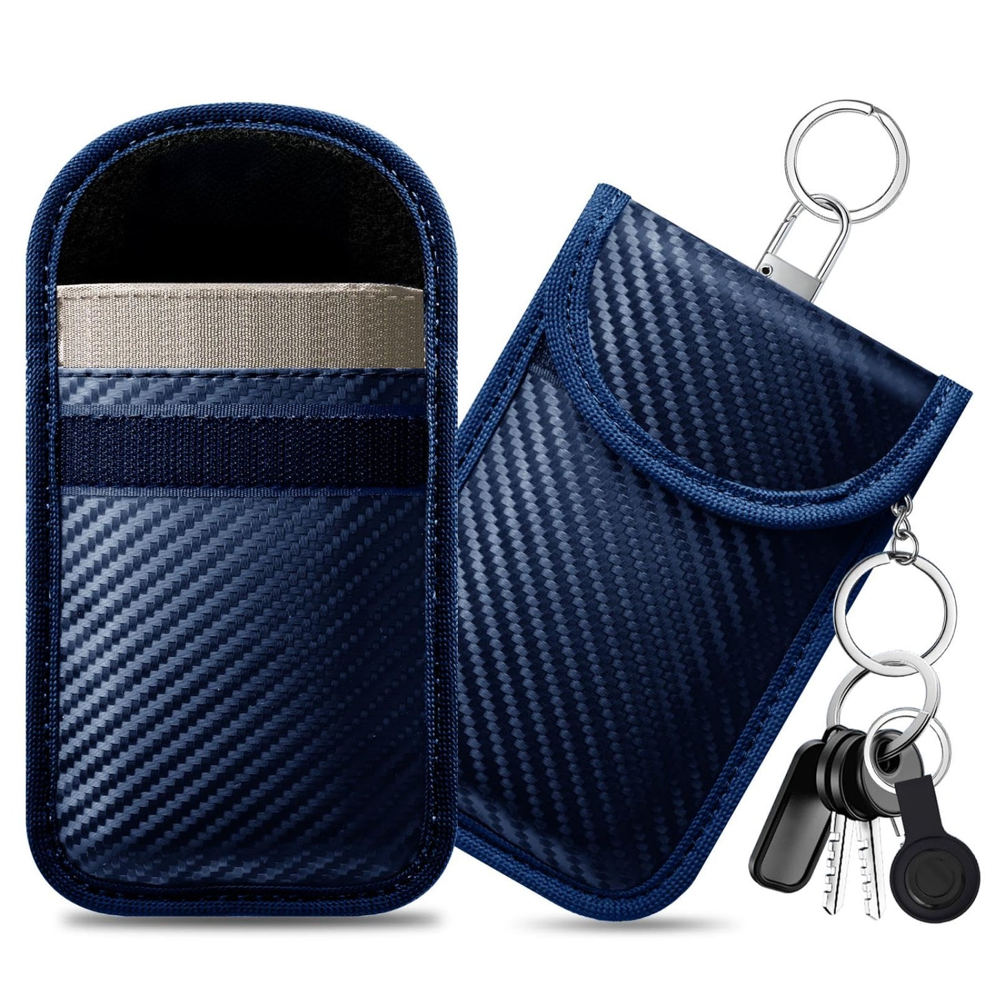 caslord 2 Pack Faraday Pouch for Car Keys
