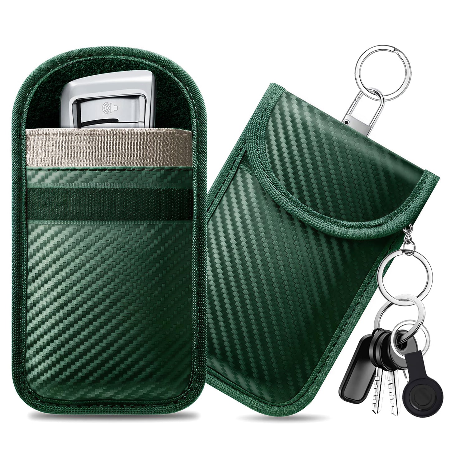 caslord 2 Pack Faraday Pouch for Car Keys