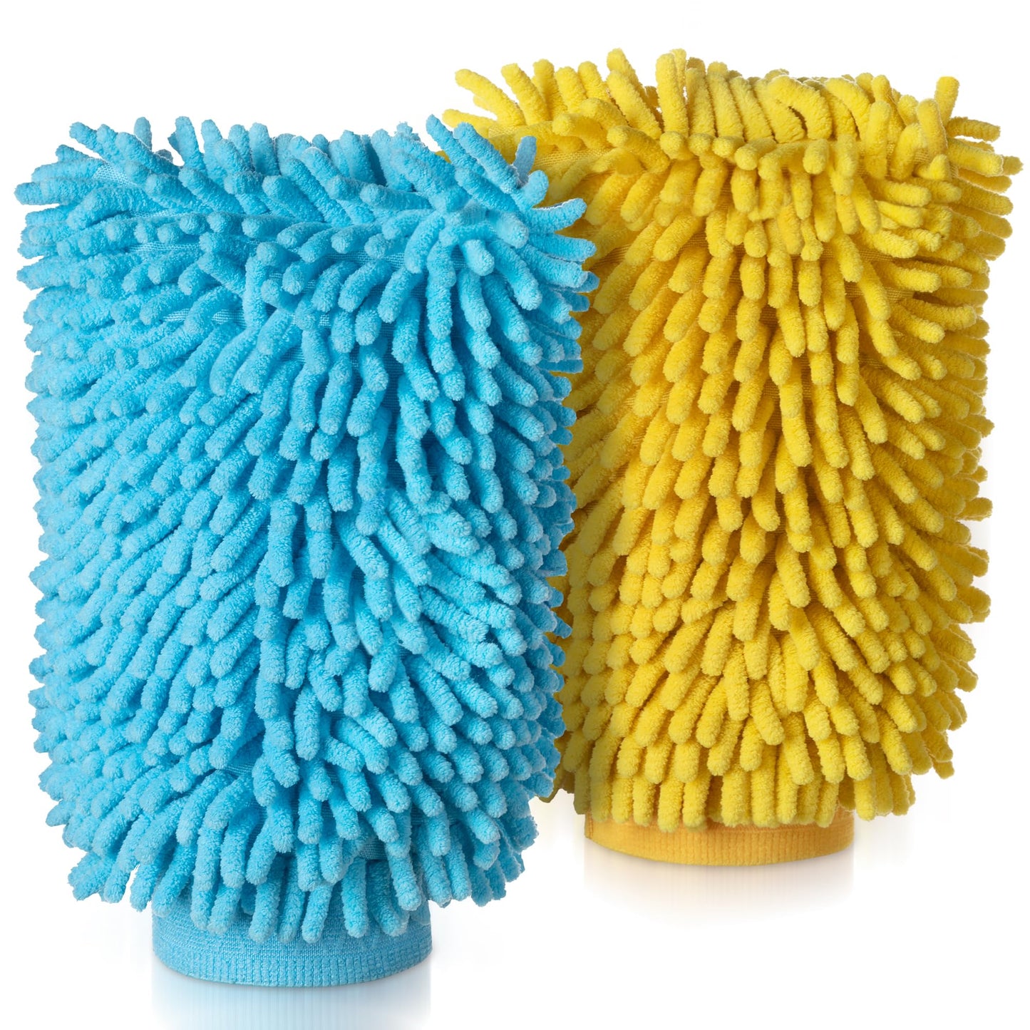 MR.SIGA Microfiber Car Wash Mitt, Chenille Wash Mitt for Car Washing