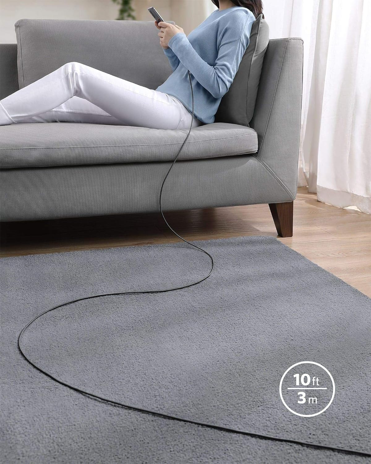 Anker USB C to USB C Charger Cable, 100W Fast Charging Cable (6 ft/1.8m)