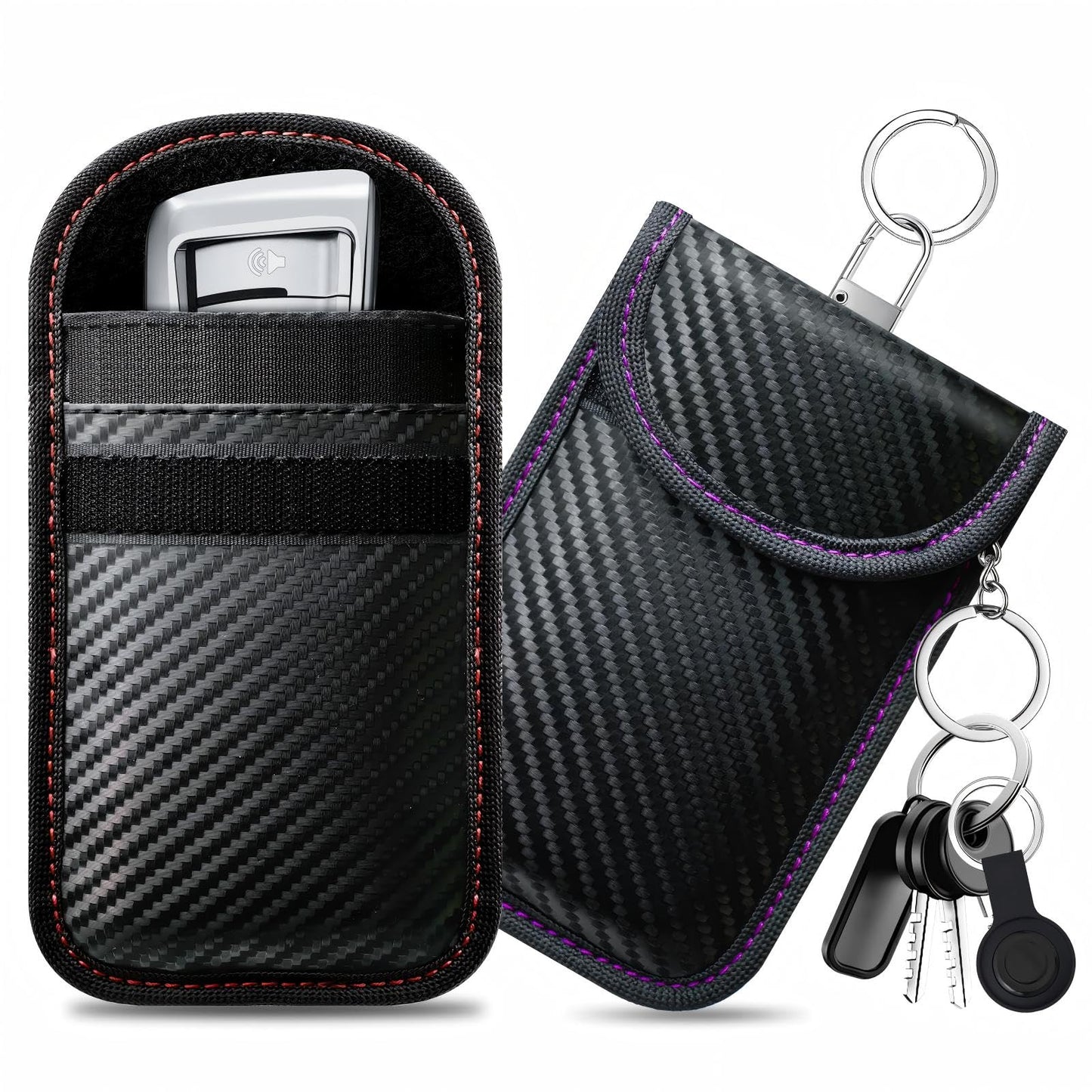 caslord 2 Pack Faraday Pouch for Car Keys