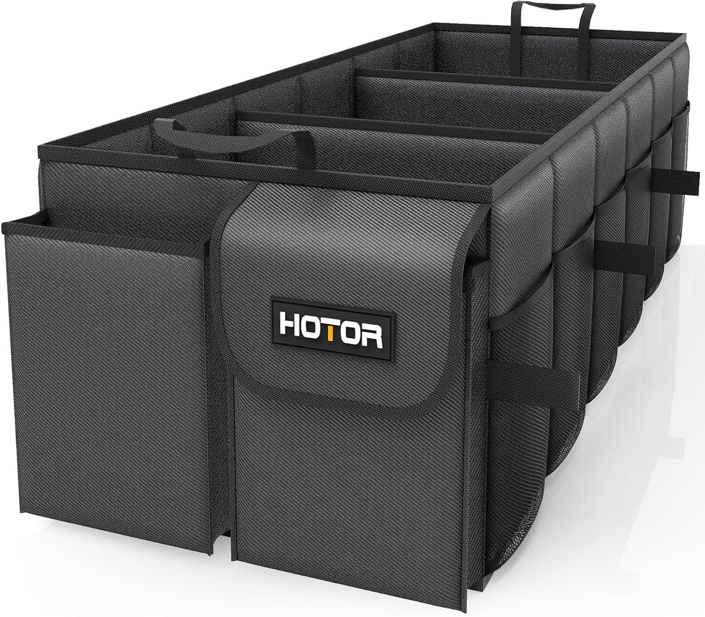 HOTOR Car Boot Oganiser - Auto Trunk Organizer Collapsible 2 Compartments