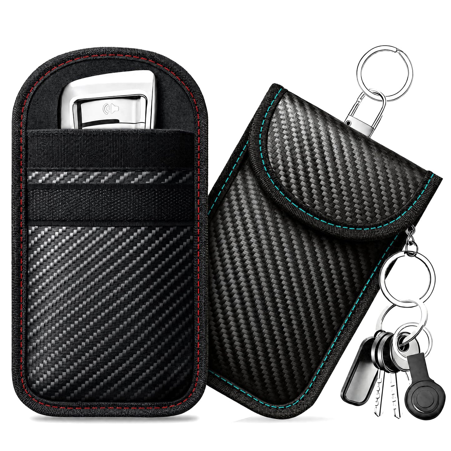 caslord 2 Pack Faraday Pouch for Car Keys