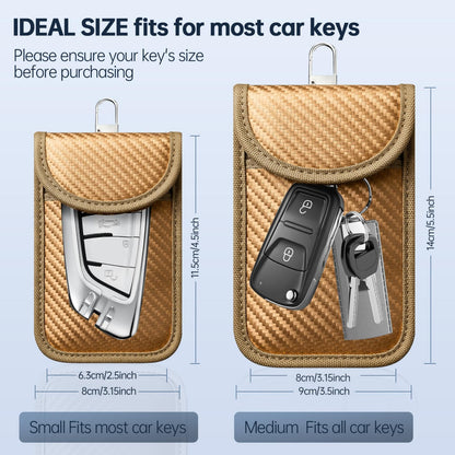 caslord 2 Pack Faraday Pouch for Car Keys
