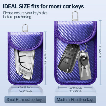 caslord 2 Pack Faraday Pouch for Car Keys