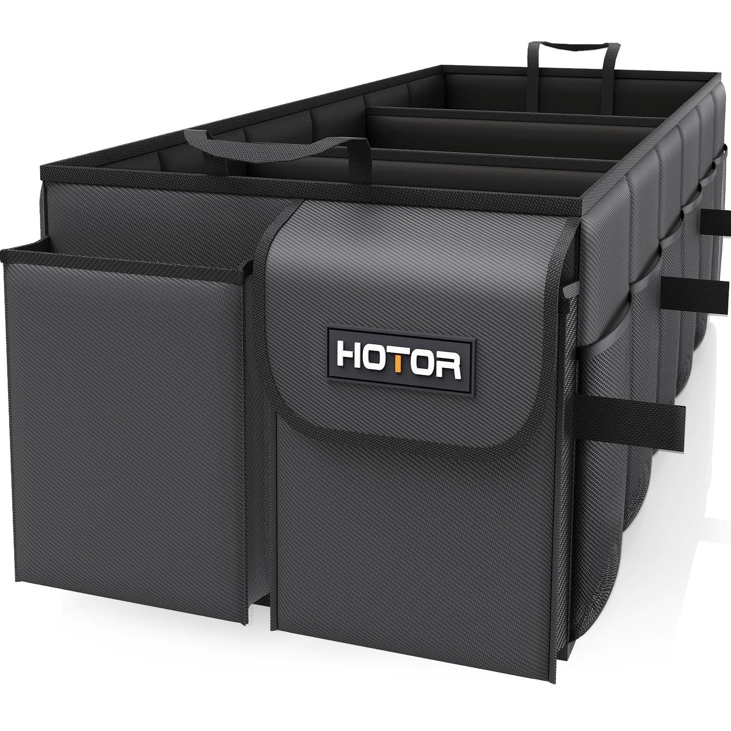 HOTOR Car Boot Oganiser - Auto Trunk Organizer Collapsible 2 Compartments