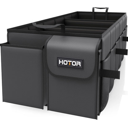 HOTOR Car Boot Oganiser - Auto Trunk Organizer Collapsible 2 Compartments