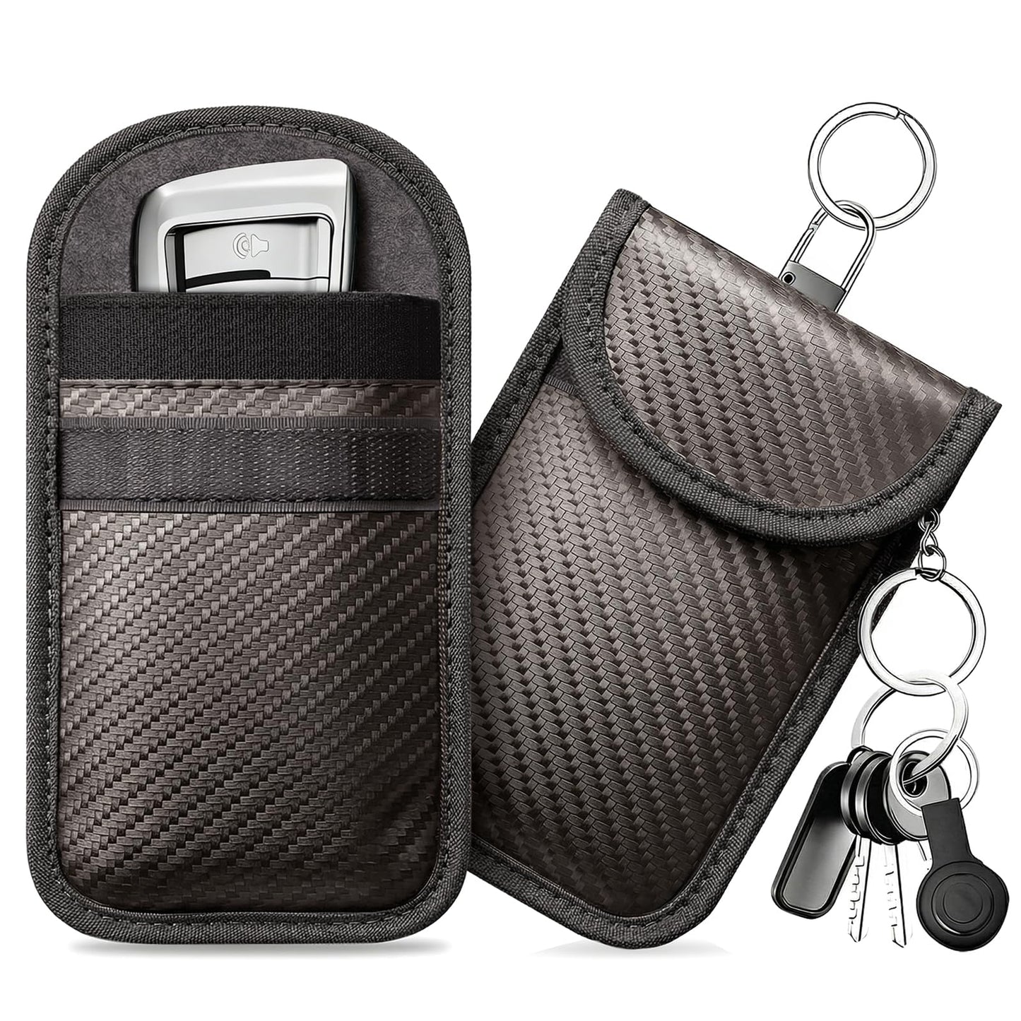 caslord 2 Pack Faraday Pouch for Car Keys