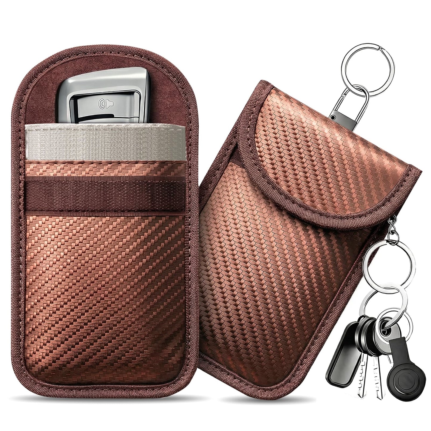 caslord 2 Pack Faraday Pouch for Car Keys